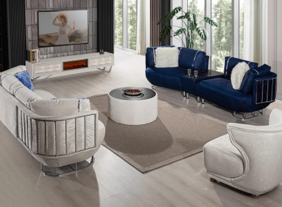 exclusive s Living room Set Sofa 3+3 with Table Armchair and Coffee table 4 pieces